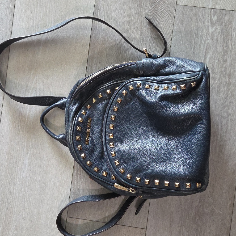 Michael Kors  Backpack with Gold Studs